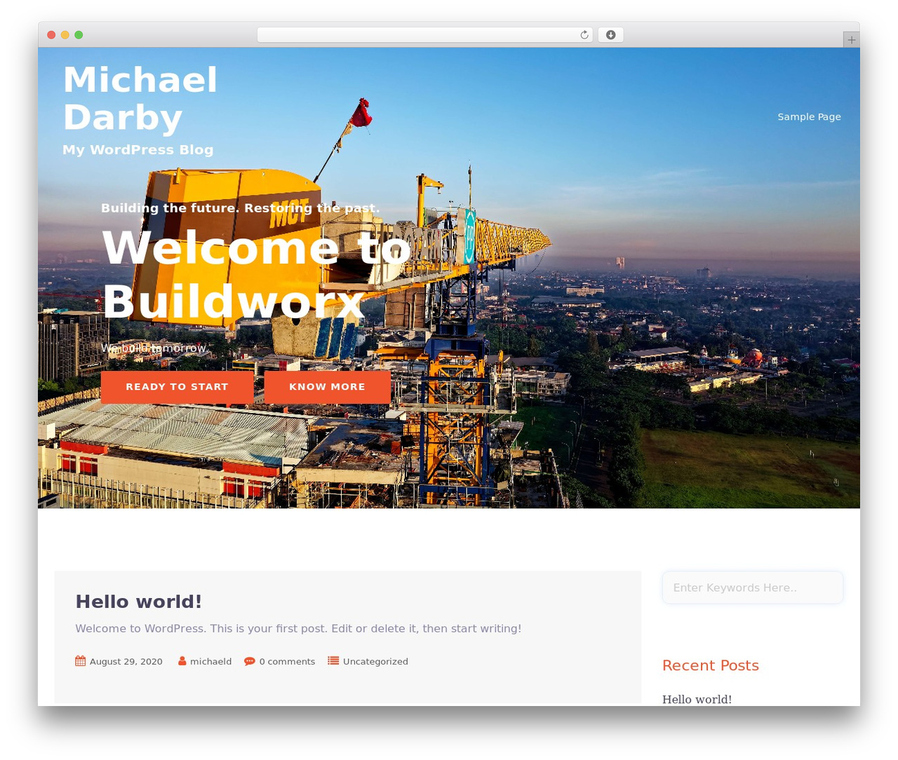 Theme WordPress Bilder - michaeldarby.net