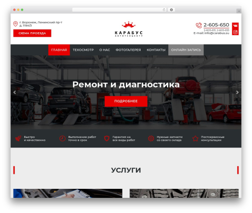 Theme WordPress Site - carabus.su