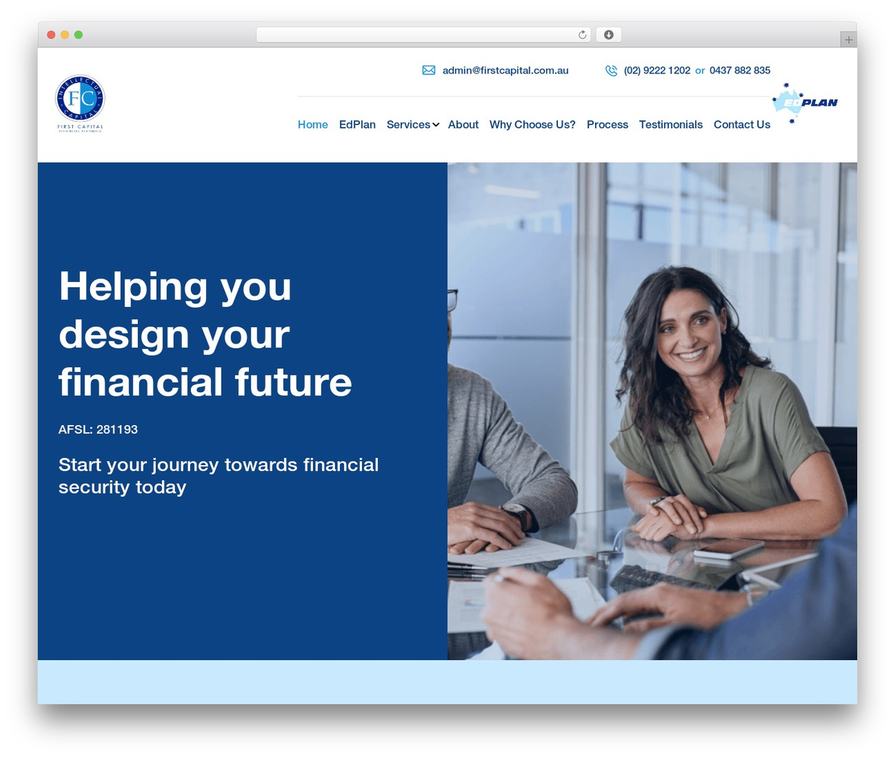 Webalive WordPress theme - firstcapital.com.au