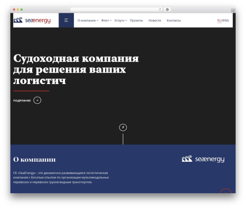WordPress theme Afonico - seaenergy.ru