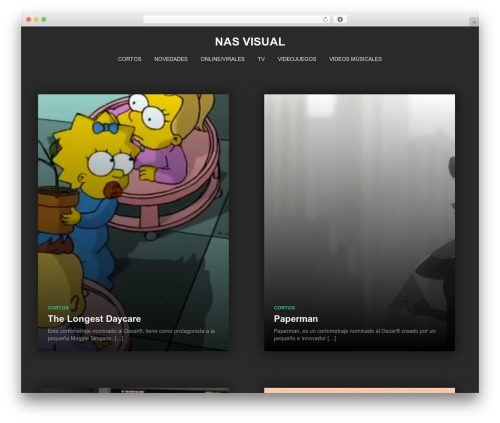 WordPress theme Caos - nasvisual.com