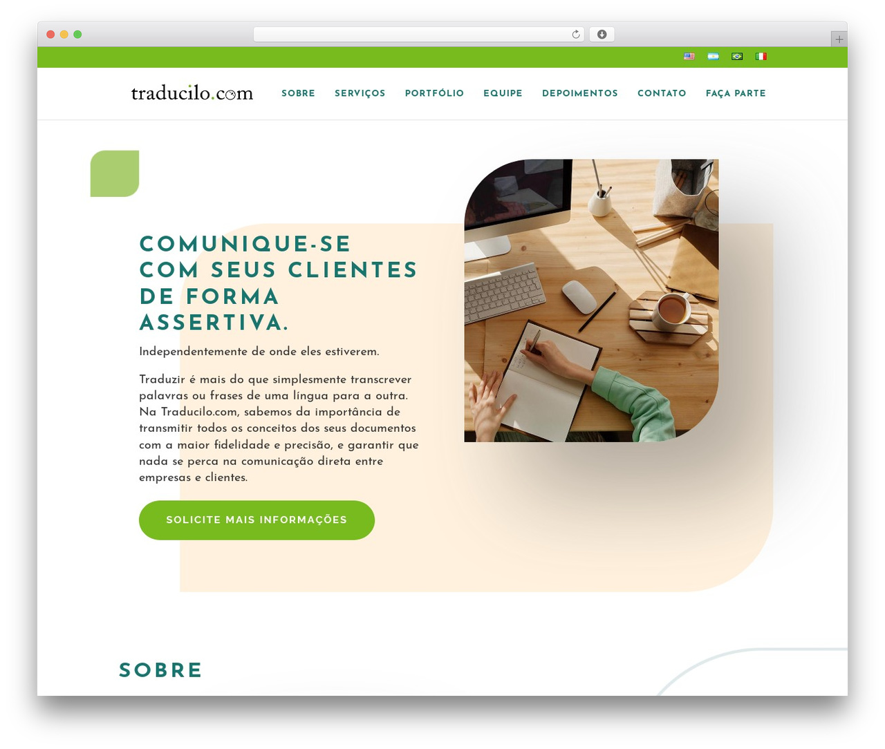 WordPress theme Divi - traducilo.com WordPress theme Divi - traducilo.com