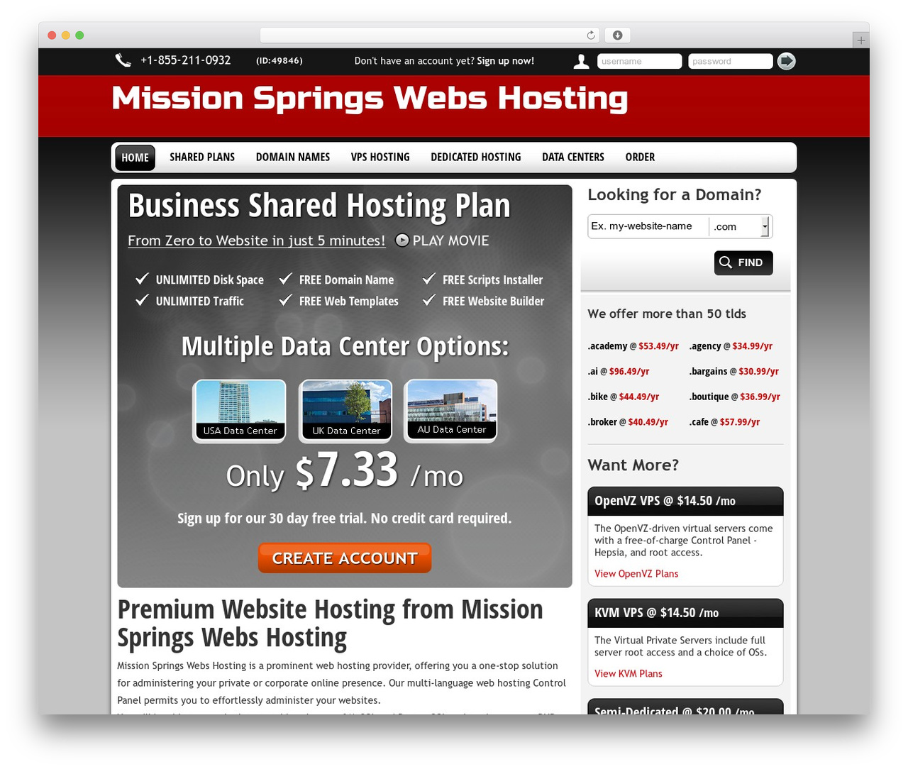 WordPress theme Next Level - missionsprings.biz