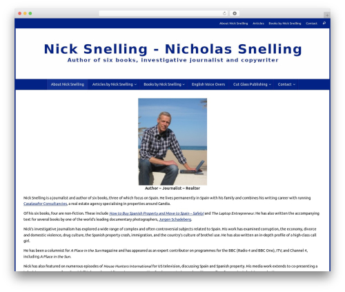 WordPress website theme Tempera - nicholassnelling.com