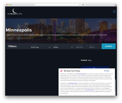 AM2 Theme WordPress theme - minneapolisnightlife.com