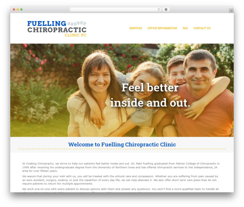 Beaver Builder Theme WordPress theme design - fuellingchiropractic.com