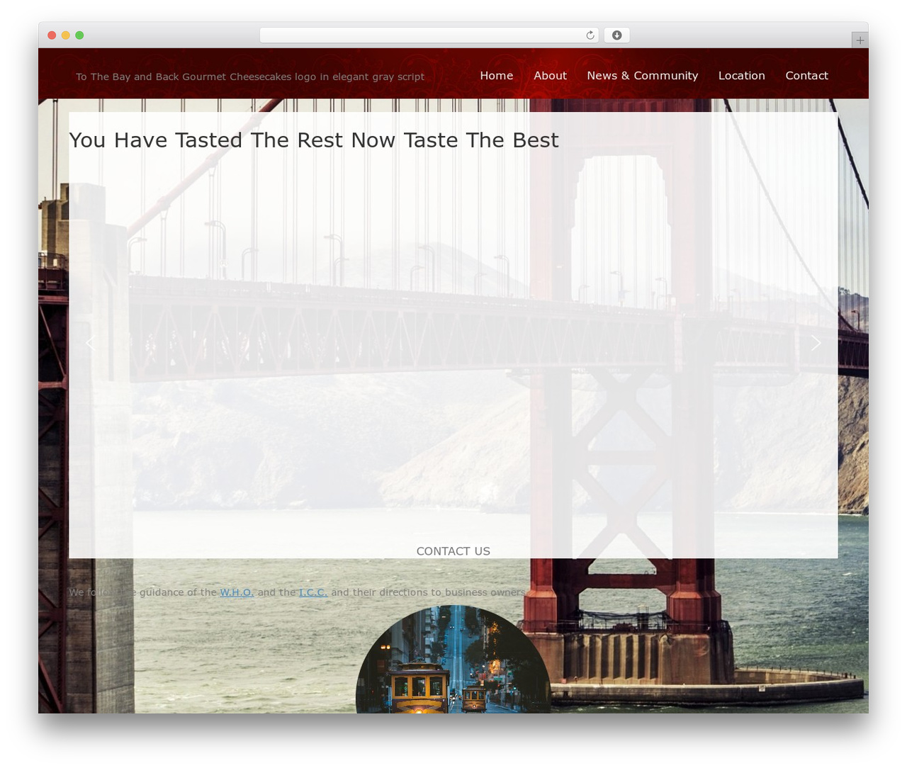 Beaver Builder Theme WordPress theme - tothebayandbackcheesecake.com