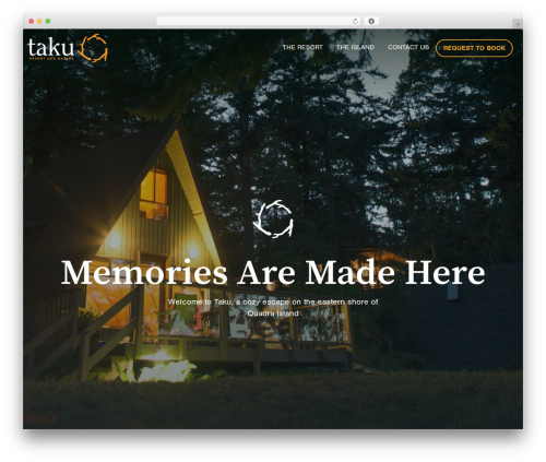 bootScore WordPress theme - takuresort.com