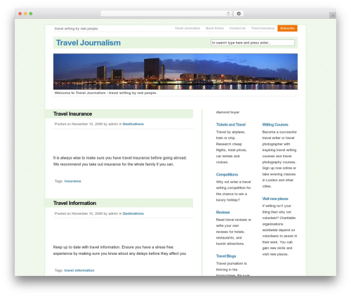ClockWorkMint WordPress travel theme - traveljournalism.com ClockWorkMint WordPress travel theme - traveljournalism.com