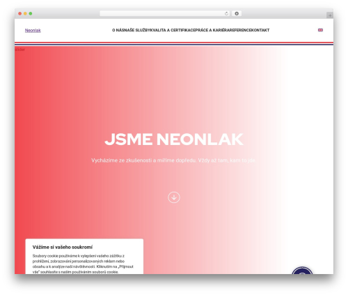 Draftspot theme WordPress theme - neonlak.cz