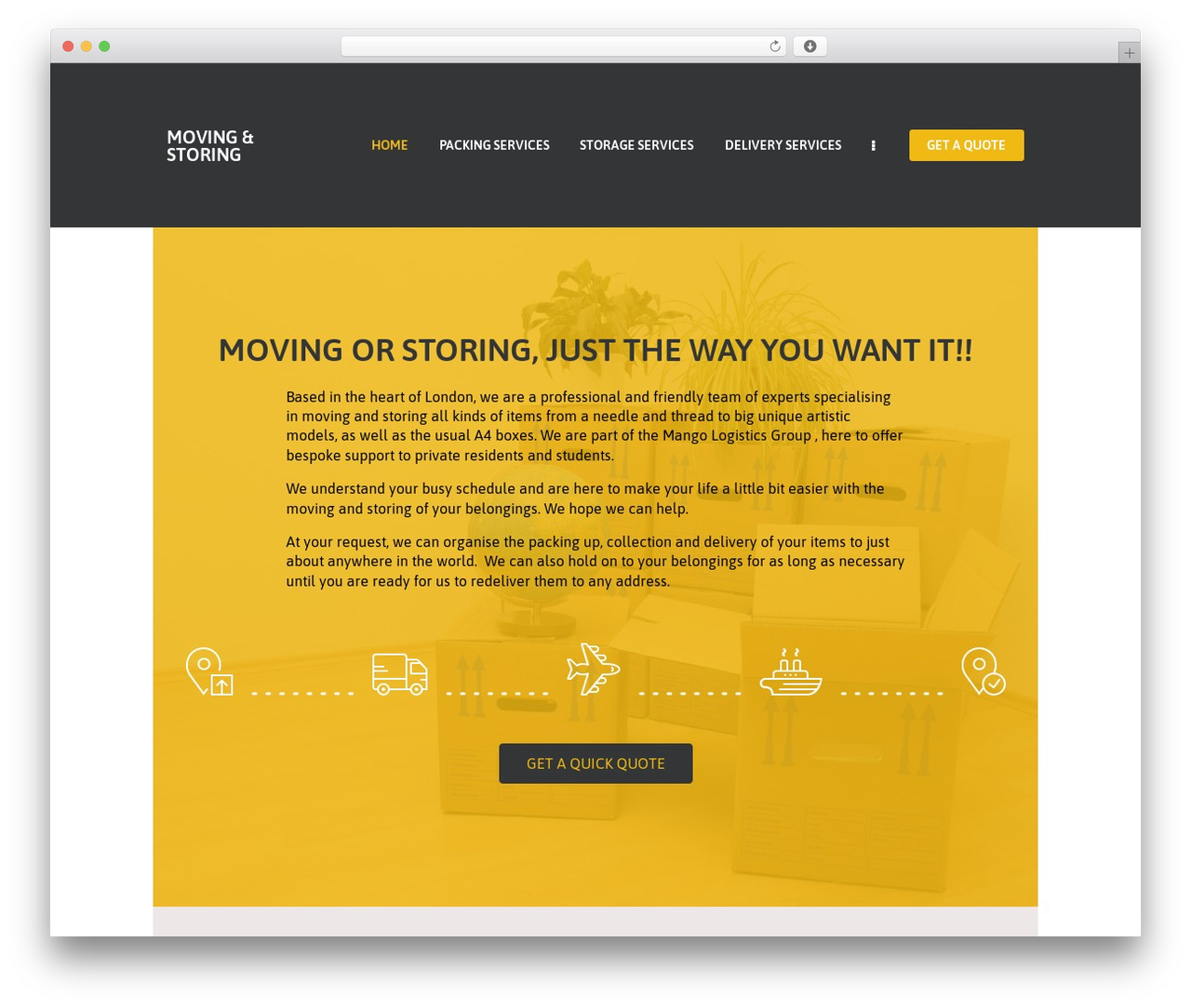 FreightCo WordPress theme - movingandstoring.com FreightCo WordPress theme - movingandstoring.com