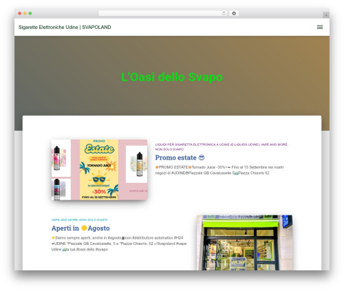 Hestia Pro theme WordPress - svapoland.it