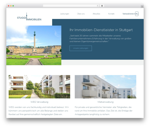 Page Builder Framework WordPress theme - stuggi-immobilienverwaltung.de