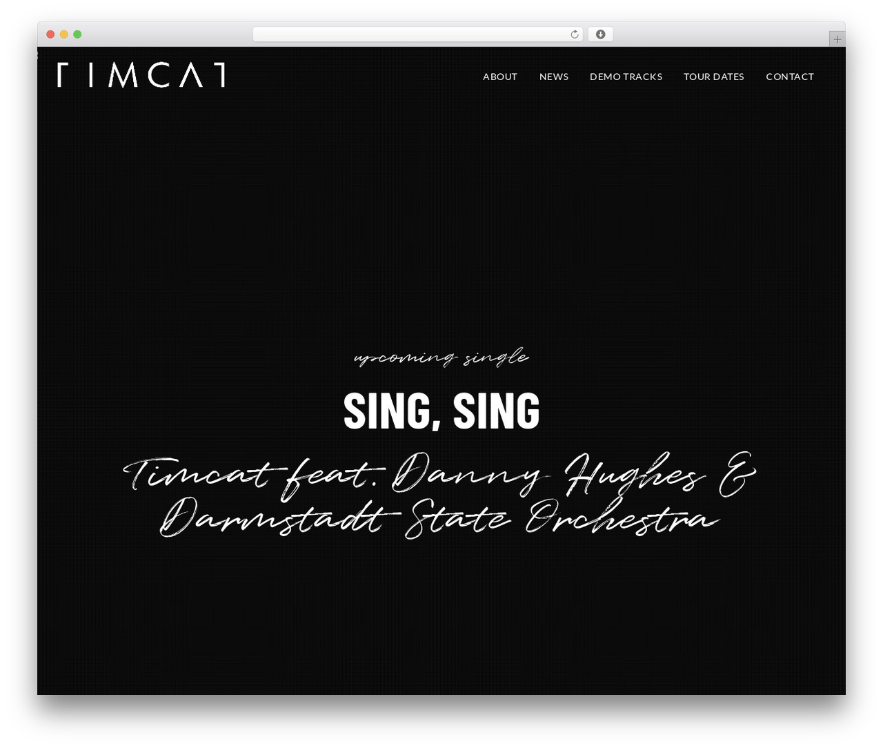 Theme WordPress Vibra - timcatmusic.com