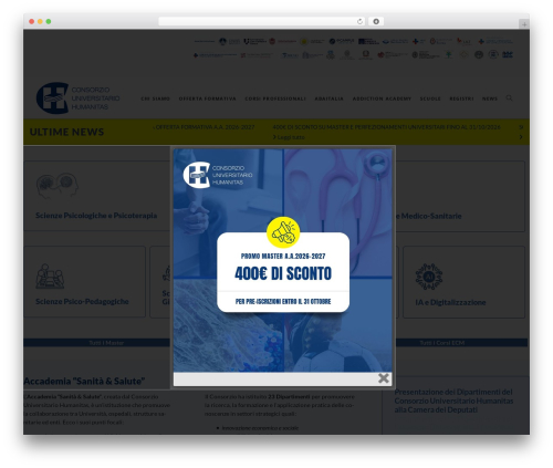 Core extension WordPress plugin - www.consorziohumanitas.com