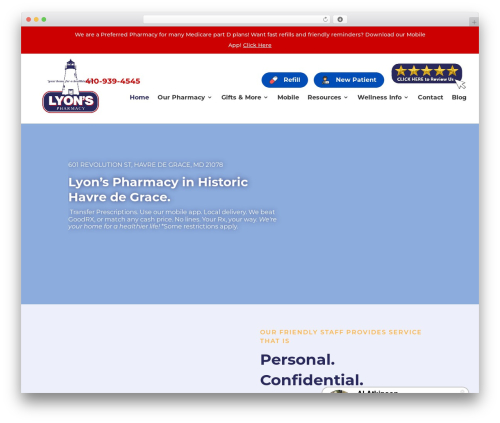Wp_google_review WordPress plugin - lyonspharmacy.com