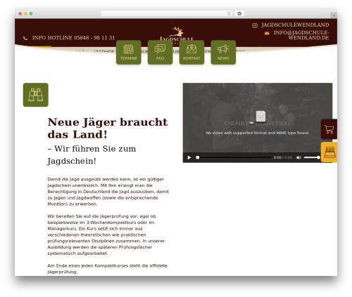 WordPress theme Web Labels Basic - jagdschule-wendland.de