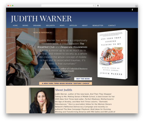 Novelist (novelist) free WordPress plugin - judithwarner.com