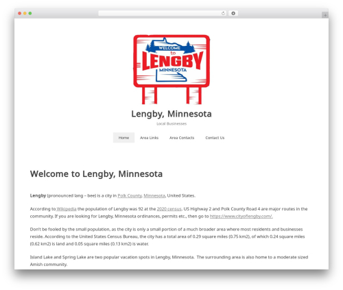 WordPress theme Noto Simple - lengby.com