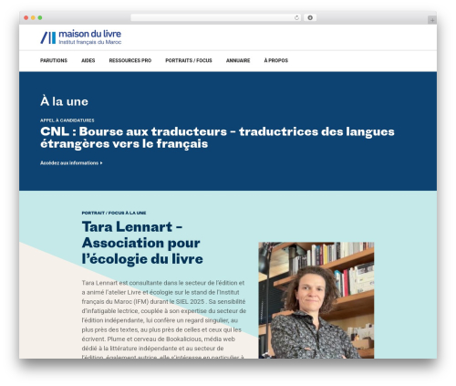 WP theme Bootstrap - maisondulivre.ma