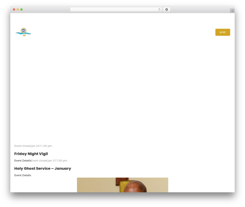 Zegen WordPress theme - rccgriveroflife.org