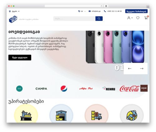 BrainWave WordPress theme design - elis.ge