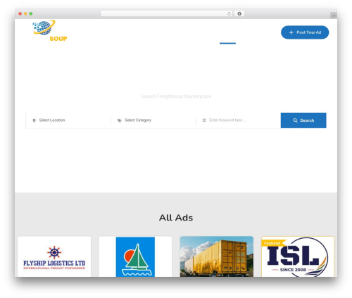 Classified listing toolkits WordPress plugin - freightsoup.com