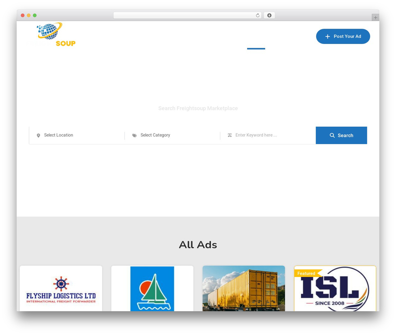 Classima theme WordPress - freightsoup.com Classima theme WordPress - freightsoup.com