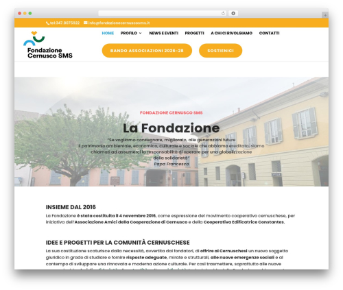 Divi WordPress theme - fondazionecernuscosms.it