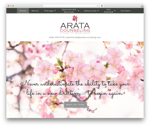 Genesis theme WordPress - aratacounseling.com