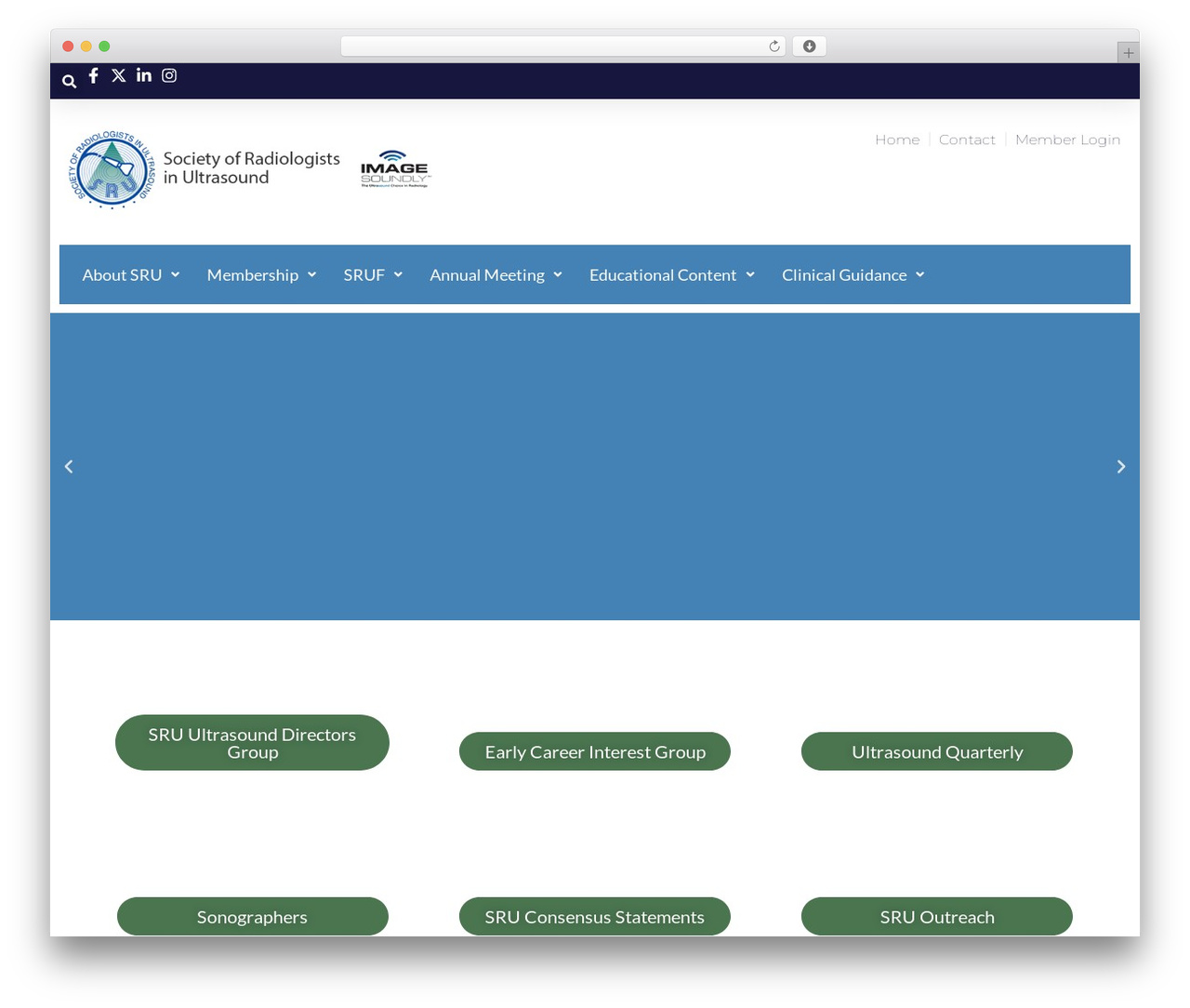 Hello Elementor WP theme - sru.org
