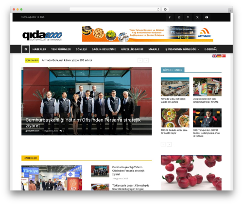 Newspaper WordPress theme - gida2000.com