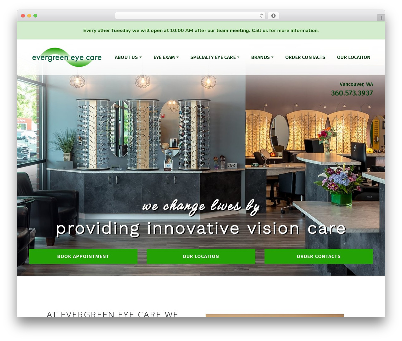 CustomStrap WP theme - evergreeneyecare.com CustomStrap WP theme - evergreeneyecare.com