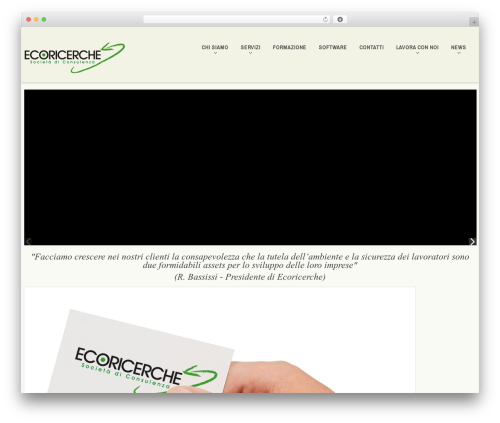 WordPress theme cherry - www.ecoricerche.net