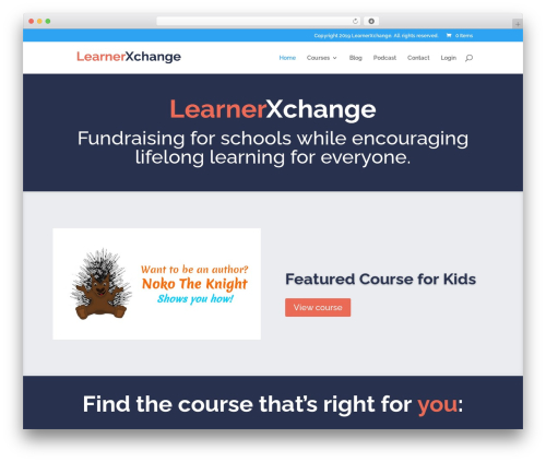 Divi learndash kit WordPress plugin - lrnrx.com