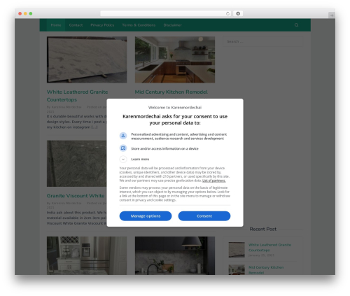 WordPress theme Superfast - karenmordechai.com