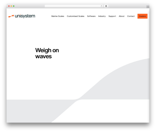 WordPress theme Unisystem Theme - unisystem.se