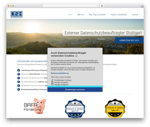 WP DoNotTrack (wp-donottrack) free WordPress plugin - www.externer-datenschutzbeauftragter-stuttgart.de