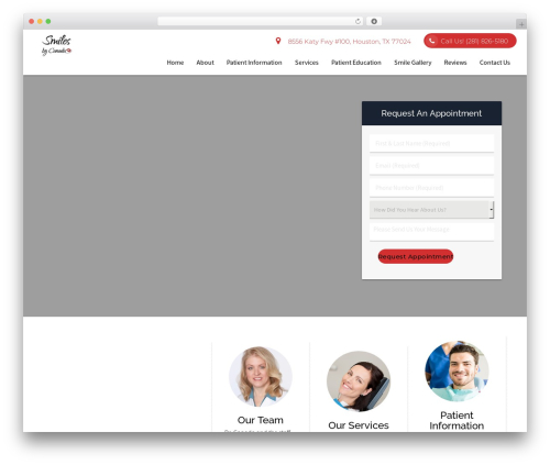 Best WordPress theme DoctorGenius Framework - smilesbycanada.com