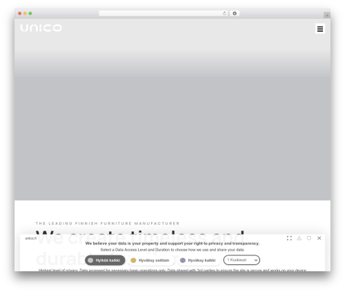 BSTR Framework WP theme - unico.fi