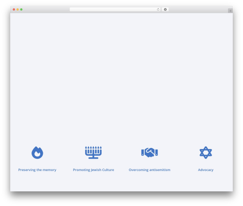 Candidate WordPress page theme - bnaibritheurope.org