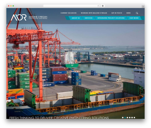 MOR WordPress theme - maloneoregan.com