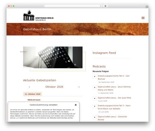 Pastore Church WordPress ecommerce theme - rundumdieuhr.org