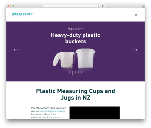 Pro-Measures WordPress theme - pro-measures.com