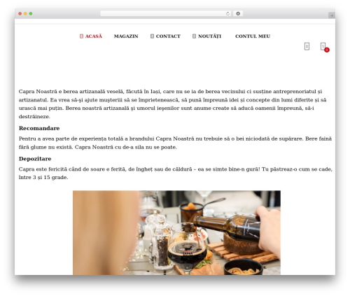 Samex WordPress theme - capranoastra.ro