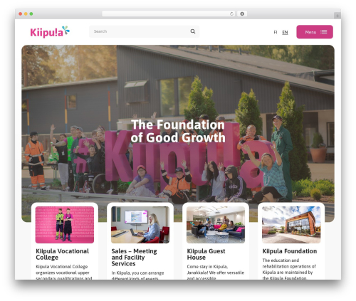 Theme WordPress Divi - kiipula.fi