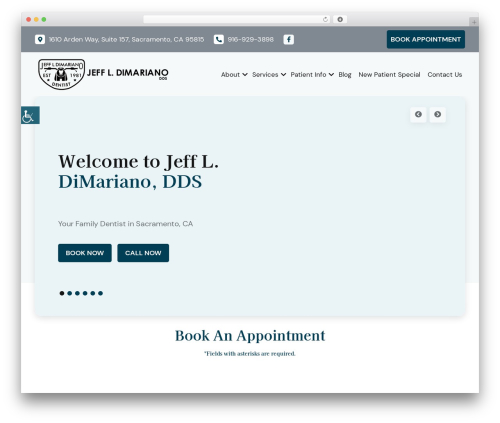 theme40 WordPress theme - mysacramentodentist.com