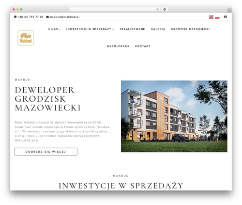 WordPress theme Arcuse - makbud.pl