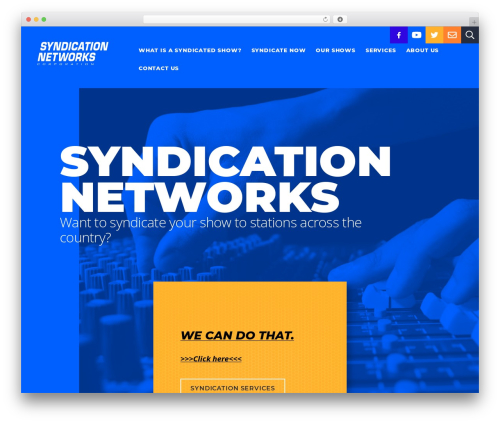WordPress theme Syndication Theme - syndication.net