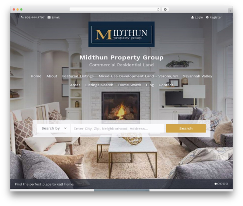 WordPress website theme Base - midproperty.com